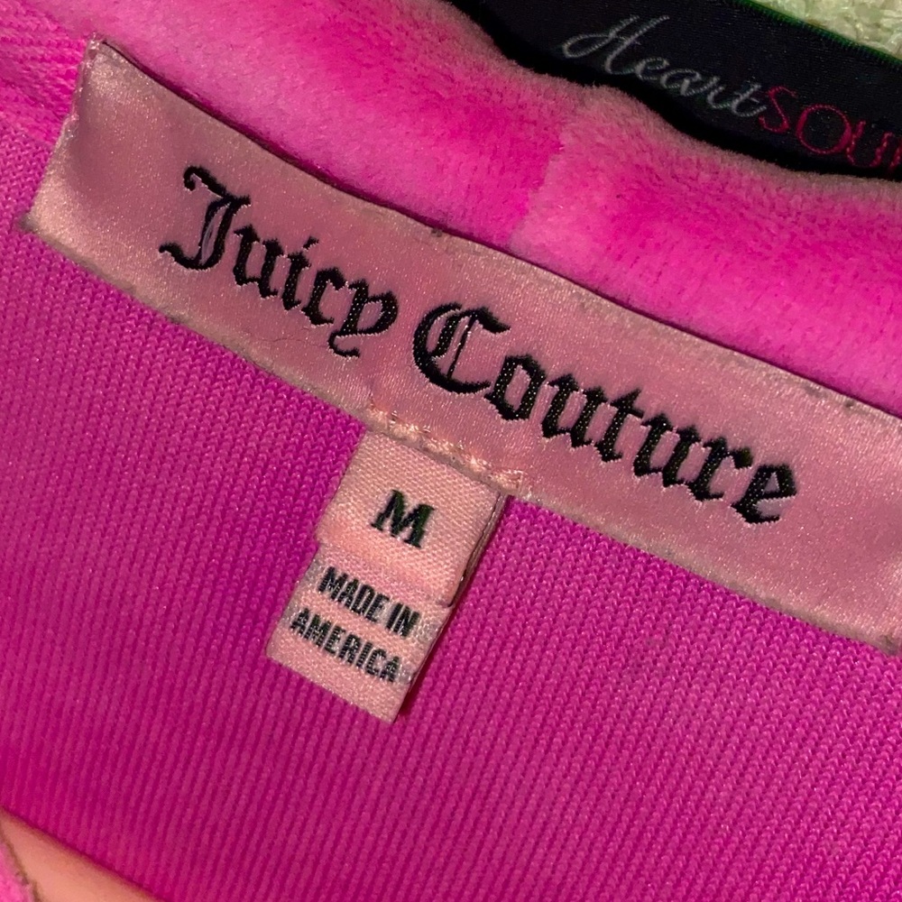 Juicy Couture - Velour Track Jacket (Hot Pink)